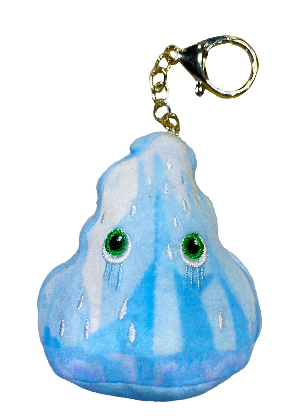 Melting Polar Ice Key Chain