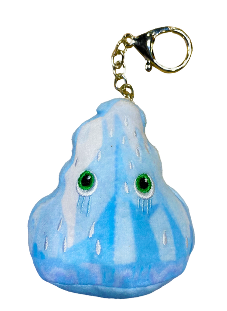 Melting Polar Ice Key Chain