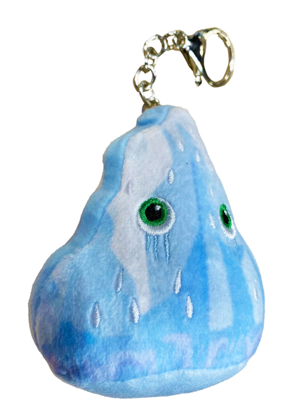Melting Polar Ice Key Chain