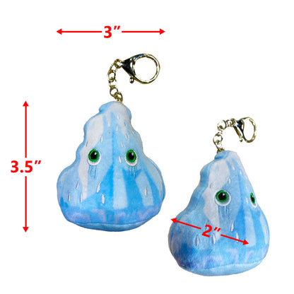Melting Polar Ice Key Chain