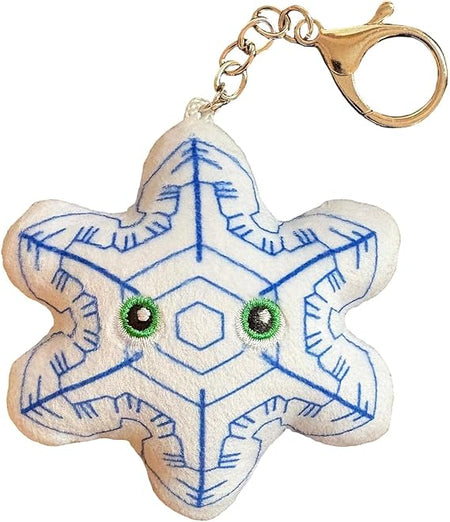 Snowflake Stellar Plates Key Chain