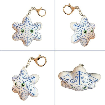 Snowflake Stellar Plates Key Chain
