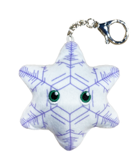 Snowflake Fernlike Dendrites Key Chain