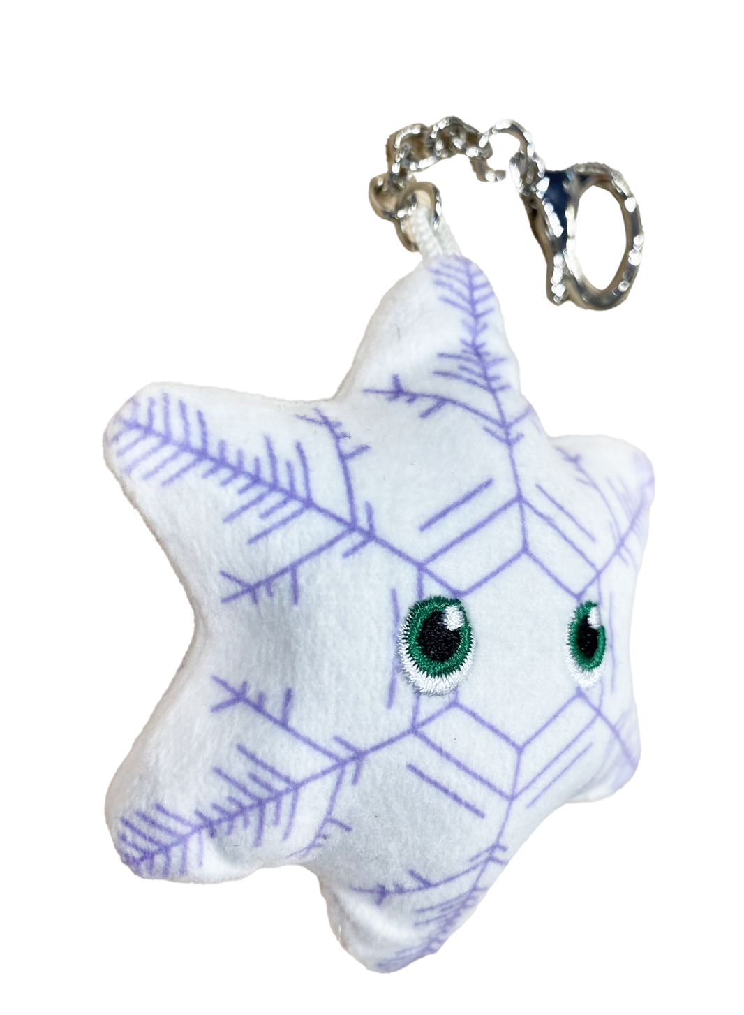 Snowflake Fernlike Dendrites Key Chain