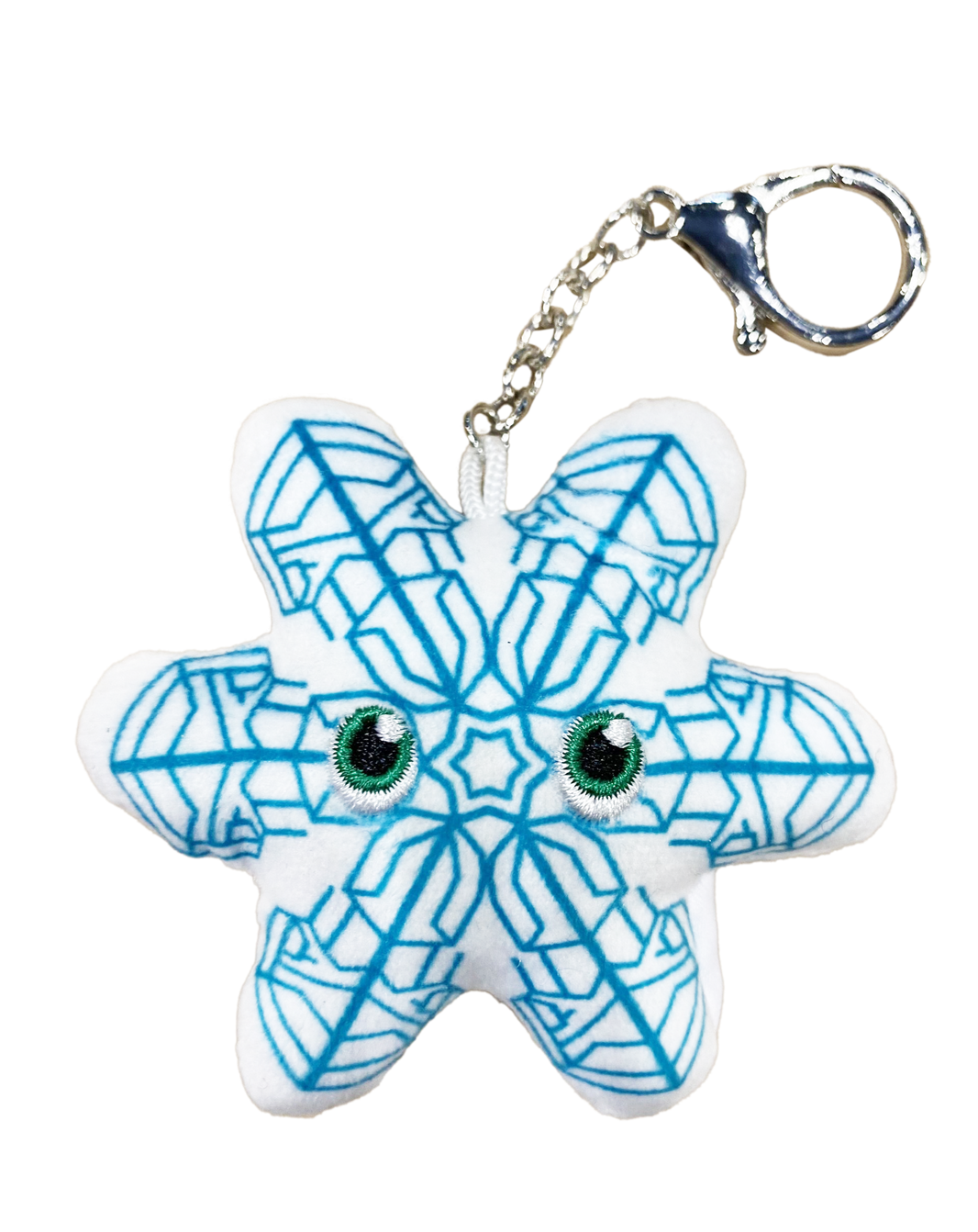 Snowflake Sectored Plates Key Chain